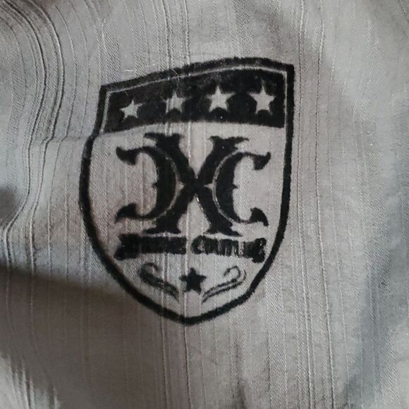Xtreme Couture Affliction Button‎ Down Long Sleeve Velvet Cross Wings Crown 2XL - Picture 3 of 8